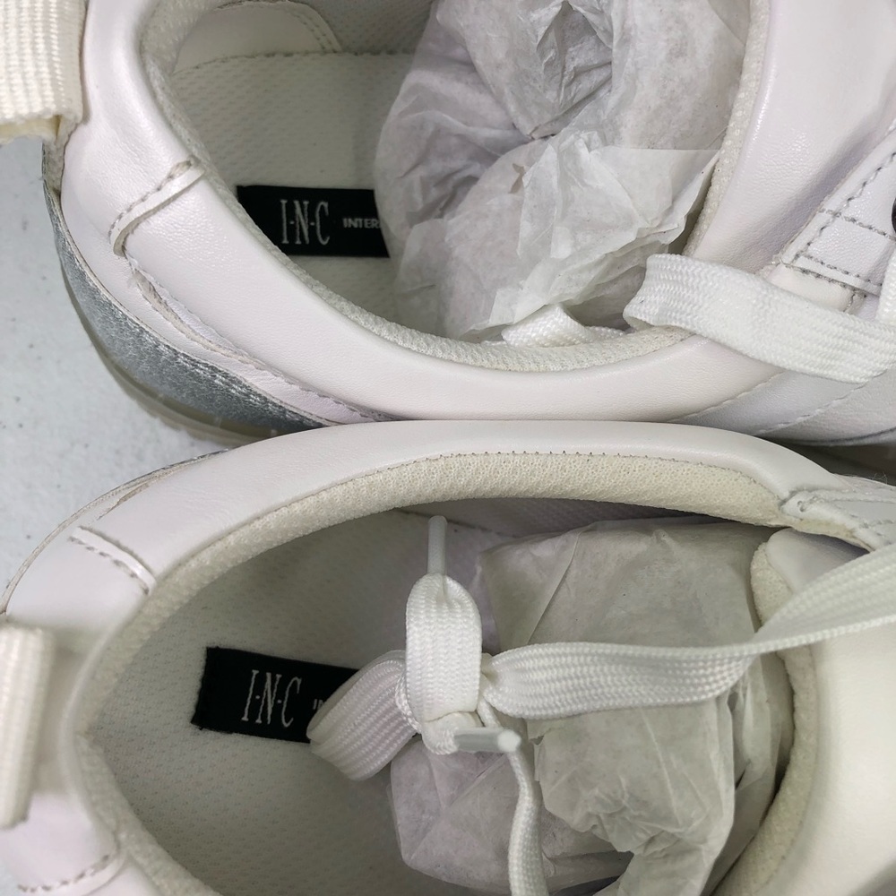 INC International Concepts Zepp White Sneakers - Picture 5 of 8